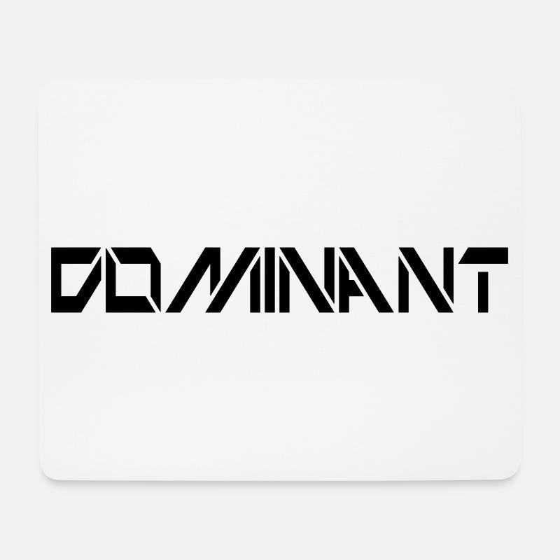 dominant - Mouse Pad (horizontal) - white
