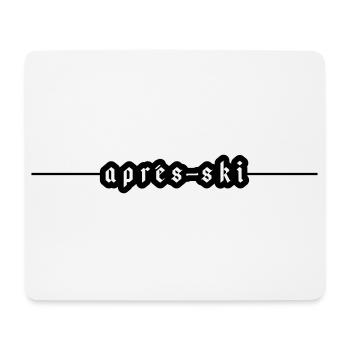 Après-Ski  - Mousepad (Querformat) - Weiß - Vorne
