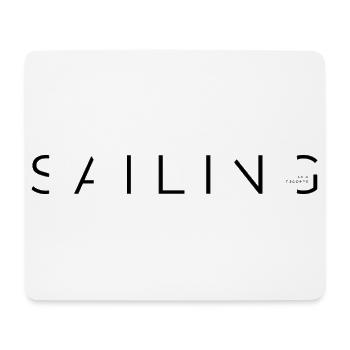 Sailing - Mousepad (Querformat) - Weiß - Vorne