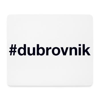 Dubrovnik Hrvatska Croatia Kroatien Hashtag - Mousepad (Querformat) - Weiß - Vorne