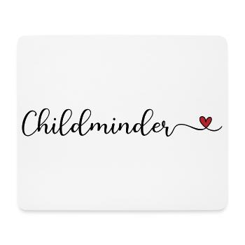 Tagesmutter - Childminder - Mousepad (Querformat) - Weiß - Vorne