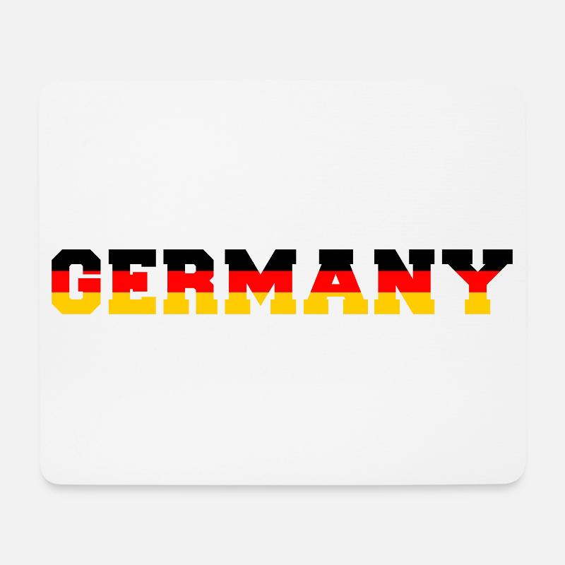 Deutschland T-Shirt Germany - Mousepad (Querformat) - Weiß