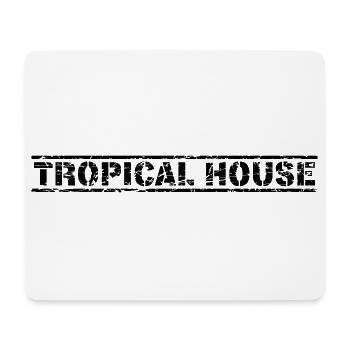 Tropical House - Mousepad (Querformat) - Weiß - Vorne