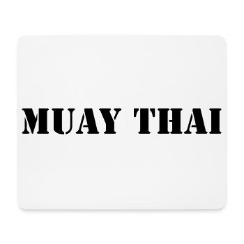 MUAY THAI - Mousepad (Querformat) - Weiß - Vorne