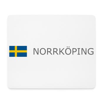 Drapeau de la Suède - Norrköping - Sverige - Schweden - Tapis de souris (format paysage) - blanc - Devant