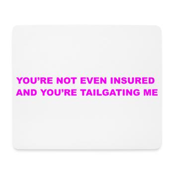Straßenwitz - Mousepad (Querformat) - Weiß - Vorne