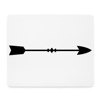 arrow - Mouse Pad (horizontal) - white - Front