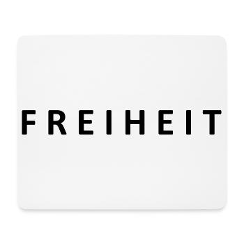 FREIHEIT - Mousepad (Querformat) - Weiß - Vorne