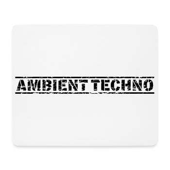 Ambient Techno - Mousepad (Querformat) - Weiß - Vorne