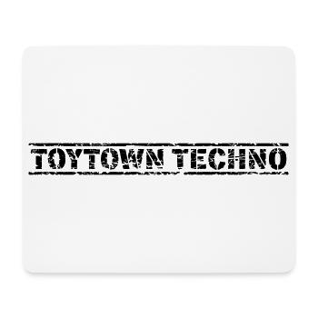 Toytown Techno - Mousepad (Querformat) - Weiß - Vorne