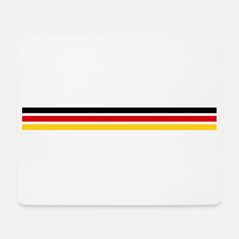 Deutschland Sport - Mousepad (Querformat) - Weiß