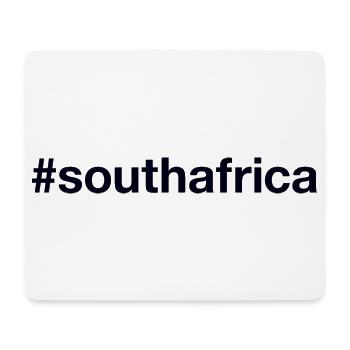 AFRIQUE DU SUD Hashtag Südafrika - Tapis de souris (format paysage) - blanc - Devant