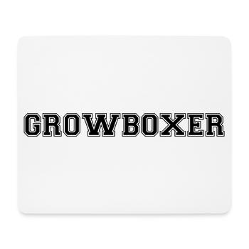 Growboxer Black by Falsches Design - Mousepad (Querformat) - Weiß - Vorne