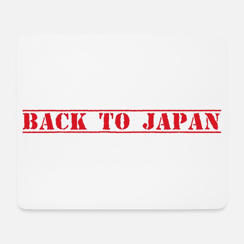 Japon - Tapis de souris (format paysage) - blanc