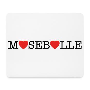 Mosebolle - Mouse Pad (horizontal) - white - Front
