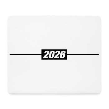 2026 year element - Mouse Pad (horizontal) - white - Front