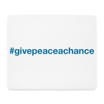 PEACE Hashtag - Mousepad (Querformat) - Weiß - Vorne