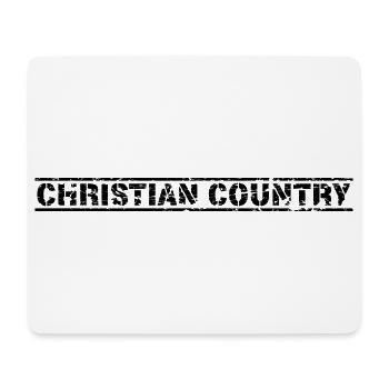 Christian Country - Mouse Pad (horizontal) - white - Front