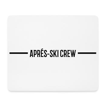L’équipage APRÈS Ski - Tapis de souris (format paysage) - blanc - Devant