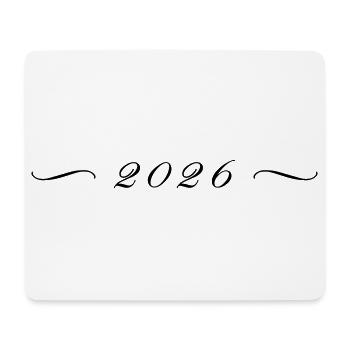 2026 year - Mouse Pad (horizontal) - white - Front