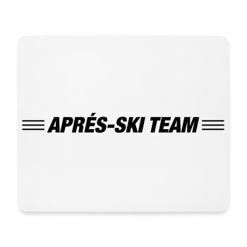 L’équipe de ski APRrès - Tapis de souris (format paysage) - blanc - Devant