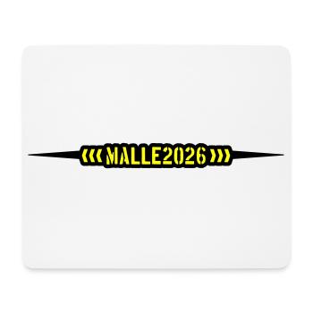 Malle 2026 Mallorca - Mousepad (Querformat) - Weiß - Vorne