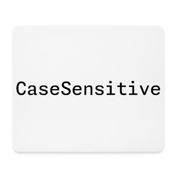 CaseSensitive Entwicklerhumor - Mousepad (Querformat) - Weiß - Vorne