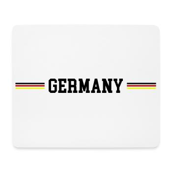 Germany Fahne - Mousepad (Querformat) - Weiß - Vorne