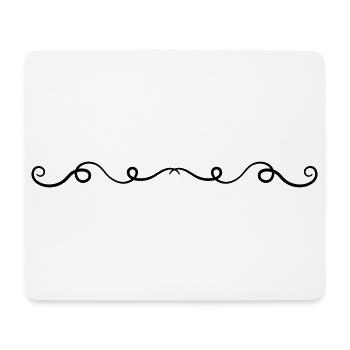 Ornament Line - Mouse Pad (horizontal) - white - Front