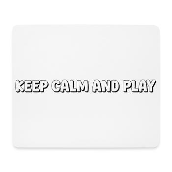 Gamer-Videospiele-Shirt - Mousepad (Querformat) - Weiß - Vorne