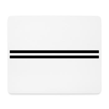 Linie Symbol Strich - Mousepad (Querformat) - Weiß - Vorne