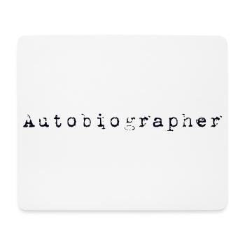 Autobiographe Autobiographe Livre - Tapis de souris (format paysage) - blanc - Devant