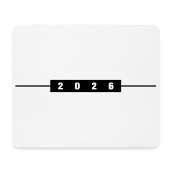 2026 Line - Mouse Pad (horizontal) - white - Front