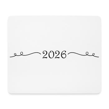 2026 Ornament - Mouse Pad (horizontal) - white - Front