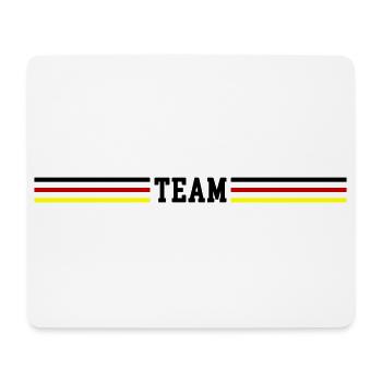 Ligne Team Germany - Tapis de souris (format paysage) - blanc - Devant