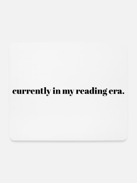 Reading Era – BookTok Design - Mousepad (Querformat) - Weiß
