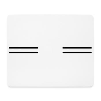 Symbol_streifen - Tapis de souris (format paysage) - blanc - Devant