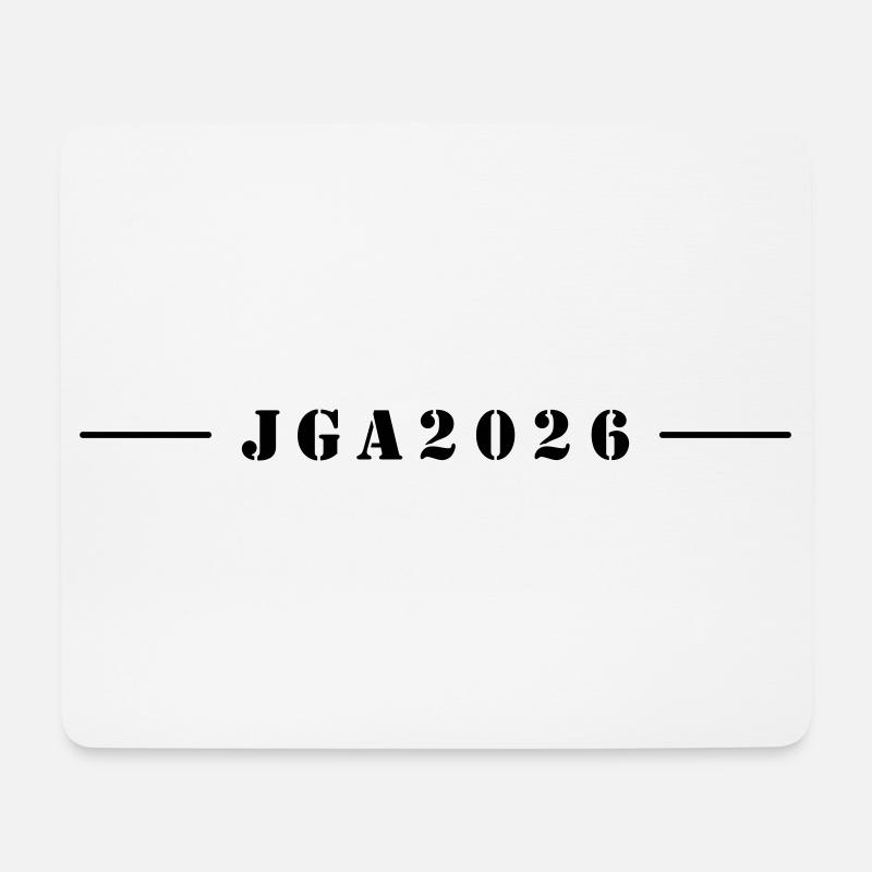 Jga 2026 Enterrement de vie de garçon - Tapis de souris (format paysage) - blanc