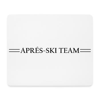 Apres Ski Team Linie - Mousepad (Querformat) - Weiß - Vorne