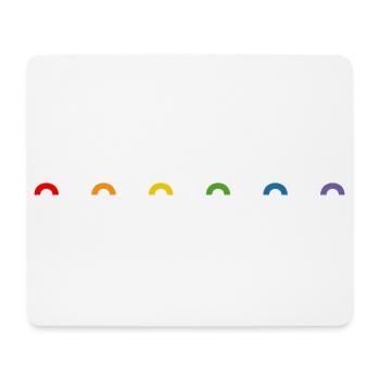🌈❤️Rainbow rainbow🏳️ 🌈 - Mouse Pad (horizontal) - white - Front