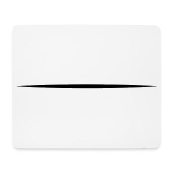 Strich Kunst Pinselstrich Unterstrich Riss Linie - Mousepad (Querformat) - Weiß - Vorne