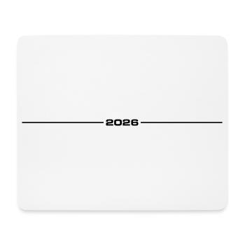 2026 Strich Element - Mousepad (Querformat) - Weiß - Vorne