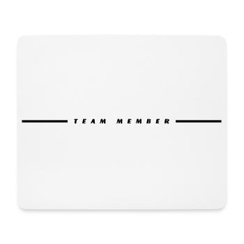 team_member_01- - Mousepad (Querformat) - Weiß - Vorne