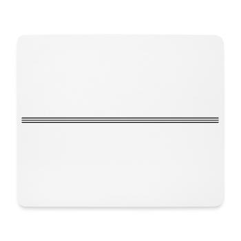 Linie striche symbol - Mousepad (Querformat) - Weiß - Vorne