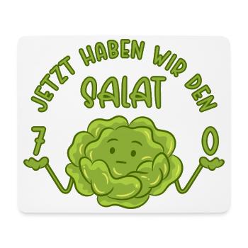 70 Jetzt haben wir den Salat - 70. Geburtstag - Mousepad (Querformat) - Weiß - Vorne