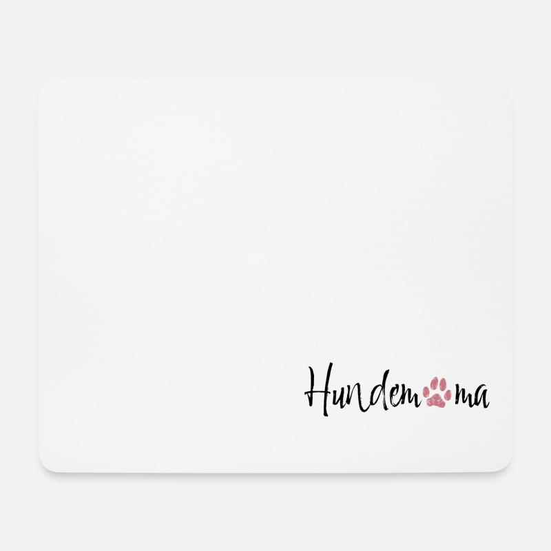 Hundemama - Mousepad (Querformat) - Weiß