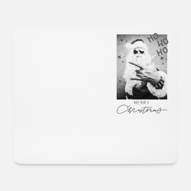 HO HO HO Merry Christmas (2) - Mouse Pad (horizontal) - white