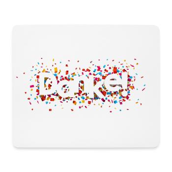 Danke | Firmengeschenk | Geschenkidee | Geschenke - Mousepad (Querformat) - Weiß - Vorne