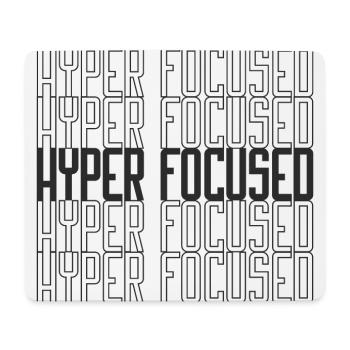 Hyperfocused - Mousepad (Querformat) - Weiß - Vorne