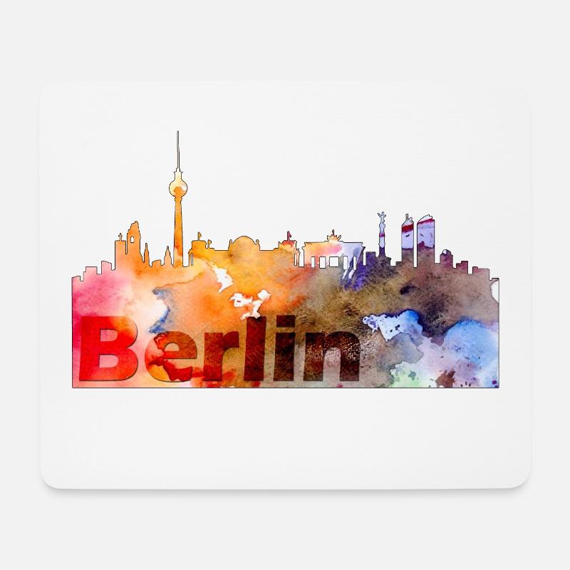 Berlin - Mousepad (Querformat) - Weiß